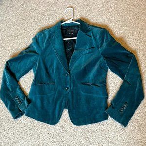 Zara dark green velvet blazer size 8, EUR 40
